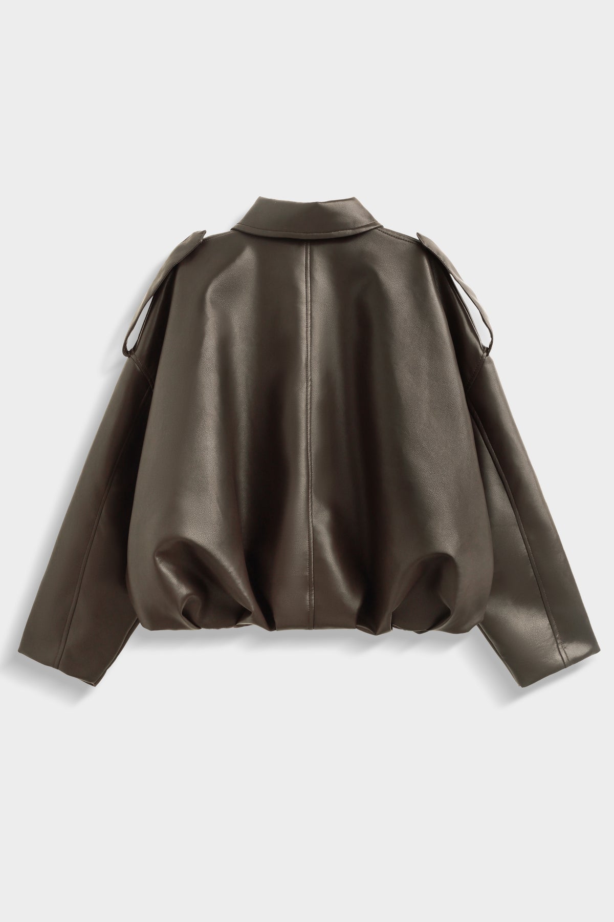 Veste courte femme chocolat Yara NOSSIA vue de dos