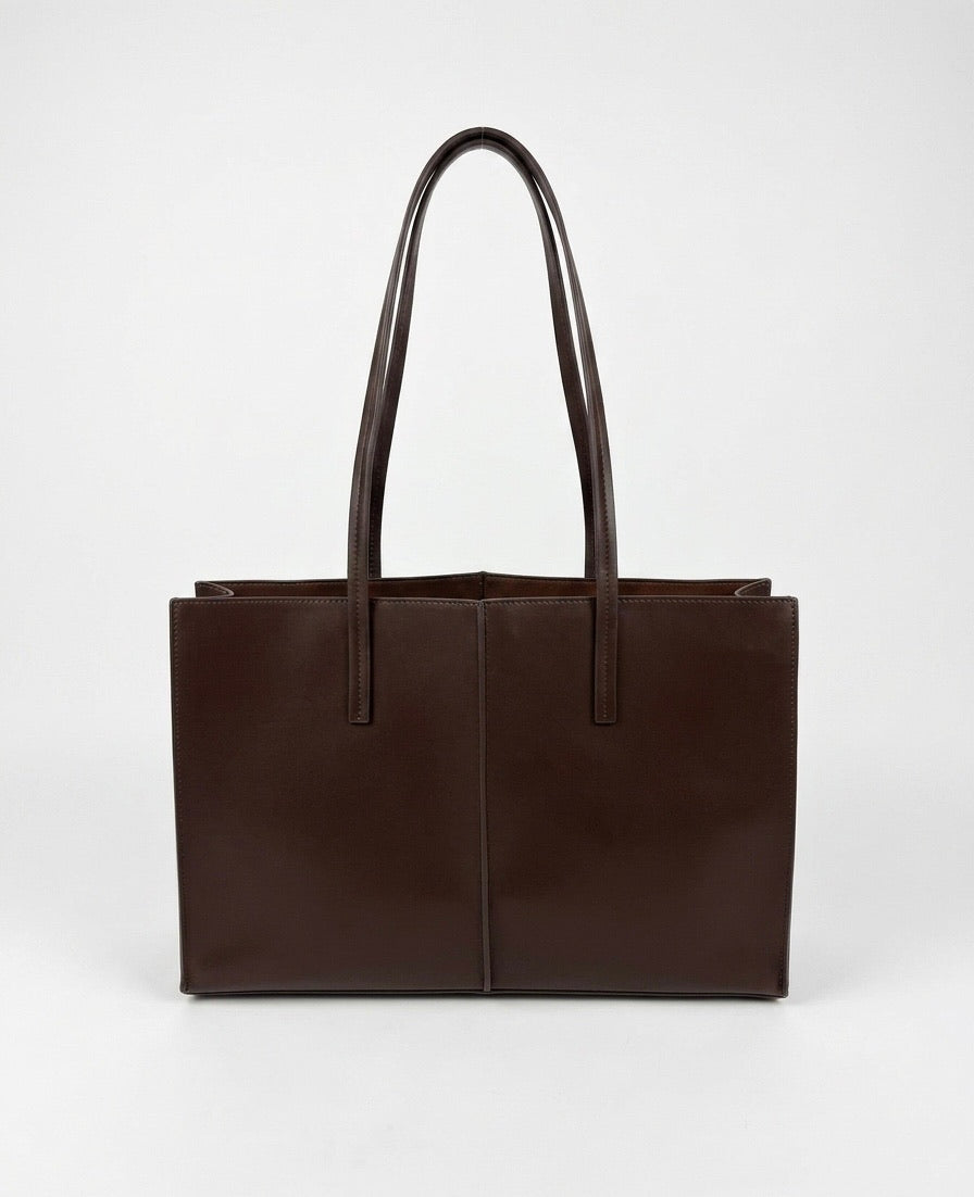 Grand sac cabas femme Louise marron NOSSIA